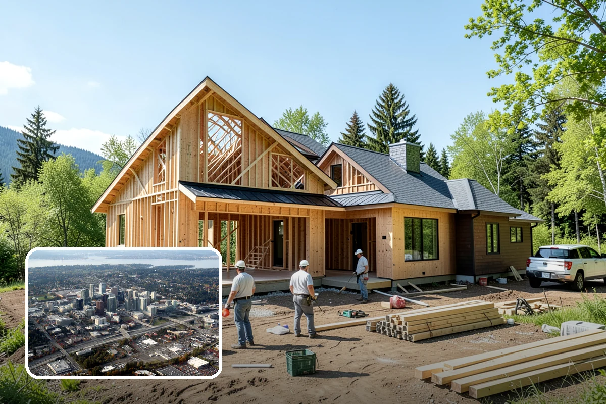 Home Office Remodeling in Bellevue, King County, WA - Dedicated circuits and data runs for reliable technology