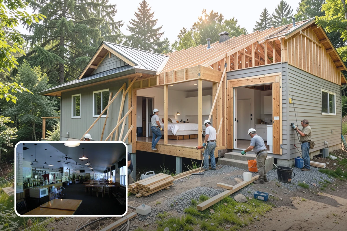 Home Office Remodeling in Black Diamond, King County, WA - Dedicated circuits and data runs for reliable technology