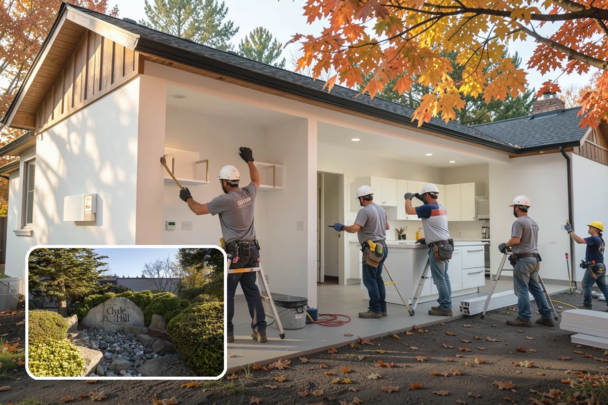 Home Office Remodeling in Clyde Hill, King County, WA - Dedicated circuits and data runs for reliable technology