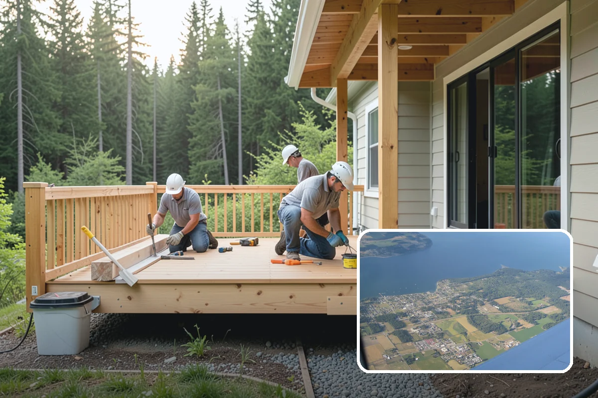 Home Office Remodeling in Coupeville, Island County, WA - Dedicated circuits and data runs for reliable technology