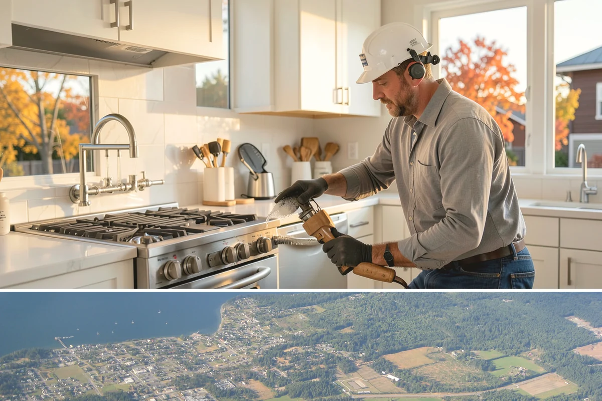 Home Office Remodeling in Coupeville, Island County, WA - Home office remodels are ideal winter projects, ready before spring when outdoor work resumes.