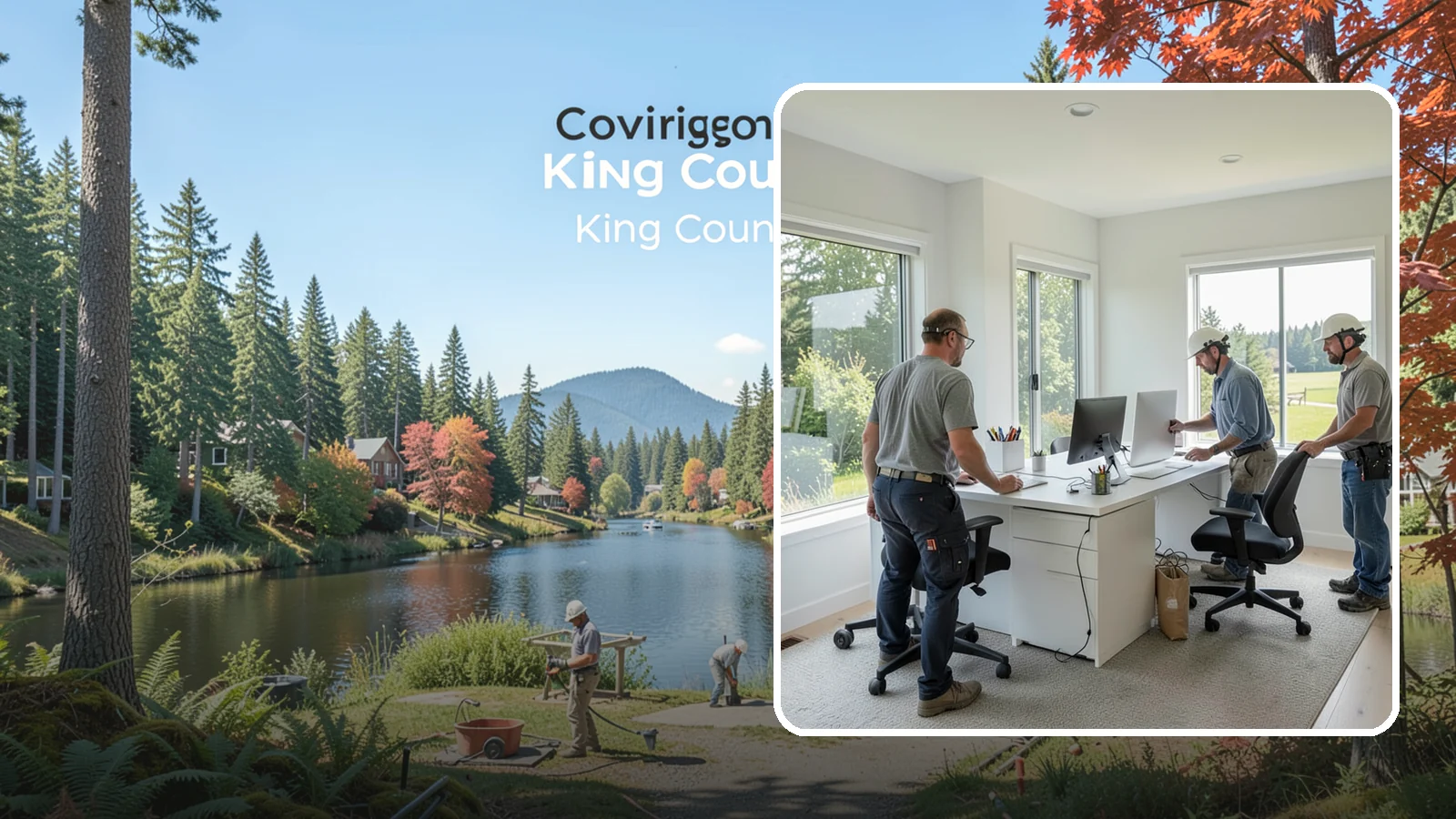 Home Office Remodeling in Covington, King County, WA - We remodel spare rooms and underused corners into productive, comfortable home offices built for real workdays.