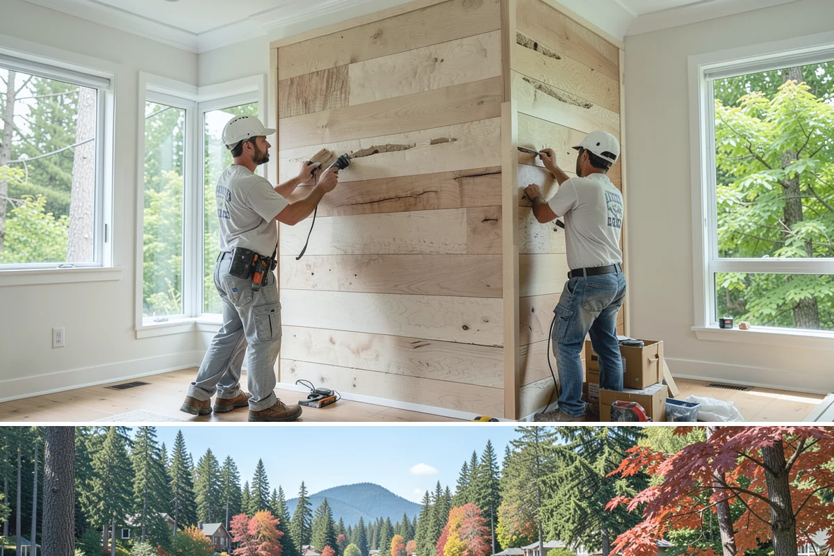 Home Office Remodeling in Covington, King County, WA - Home office remodels are ideal winter projects, ready before spring when outdoor work resumes.