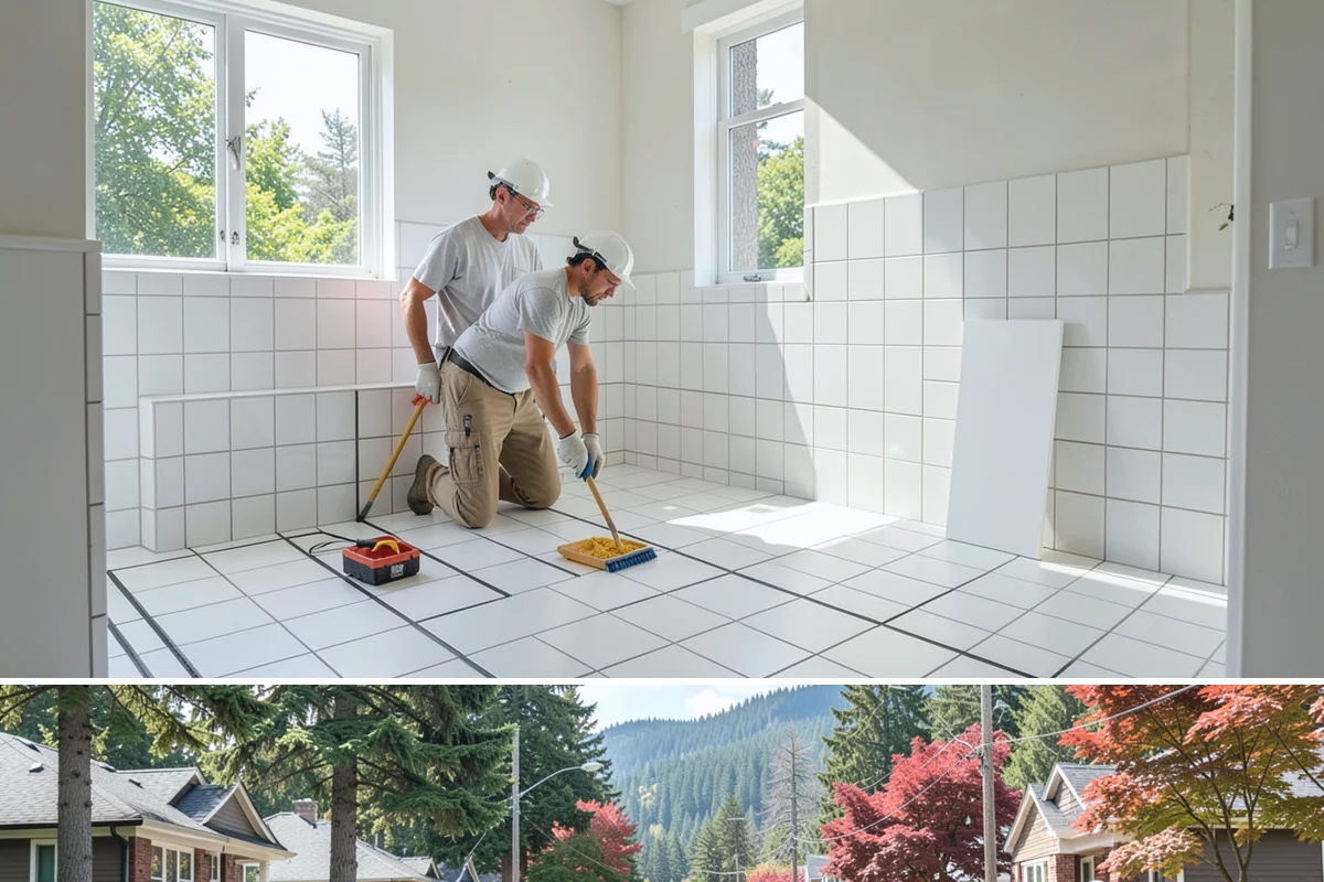 Home Office Remodeling in Hunts Point, King County, WA - Home office remodels are ideal winter projects, ready before spring when outdoor work resumes.
