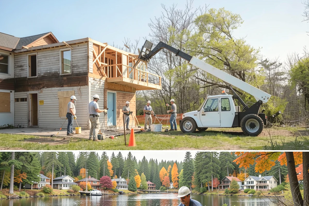 Home Office Remodeling in La Conner, Skagit County, WA - Home office remodels are ideal winter projects, ready before spring when outdoor work resumes.