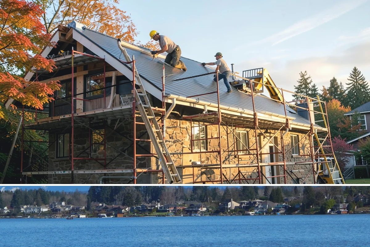 Home Office Remodeling in Lake Stevens, Snohomish County, WA - Home office remodels are ideal winter projects, ready before spring when outdoor work resumes.