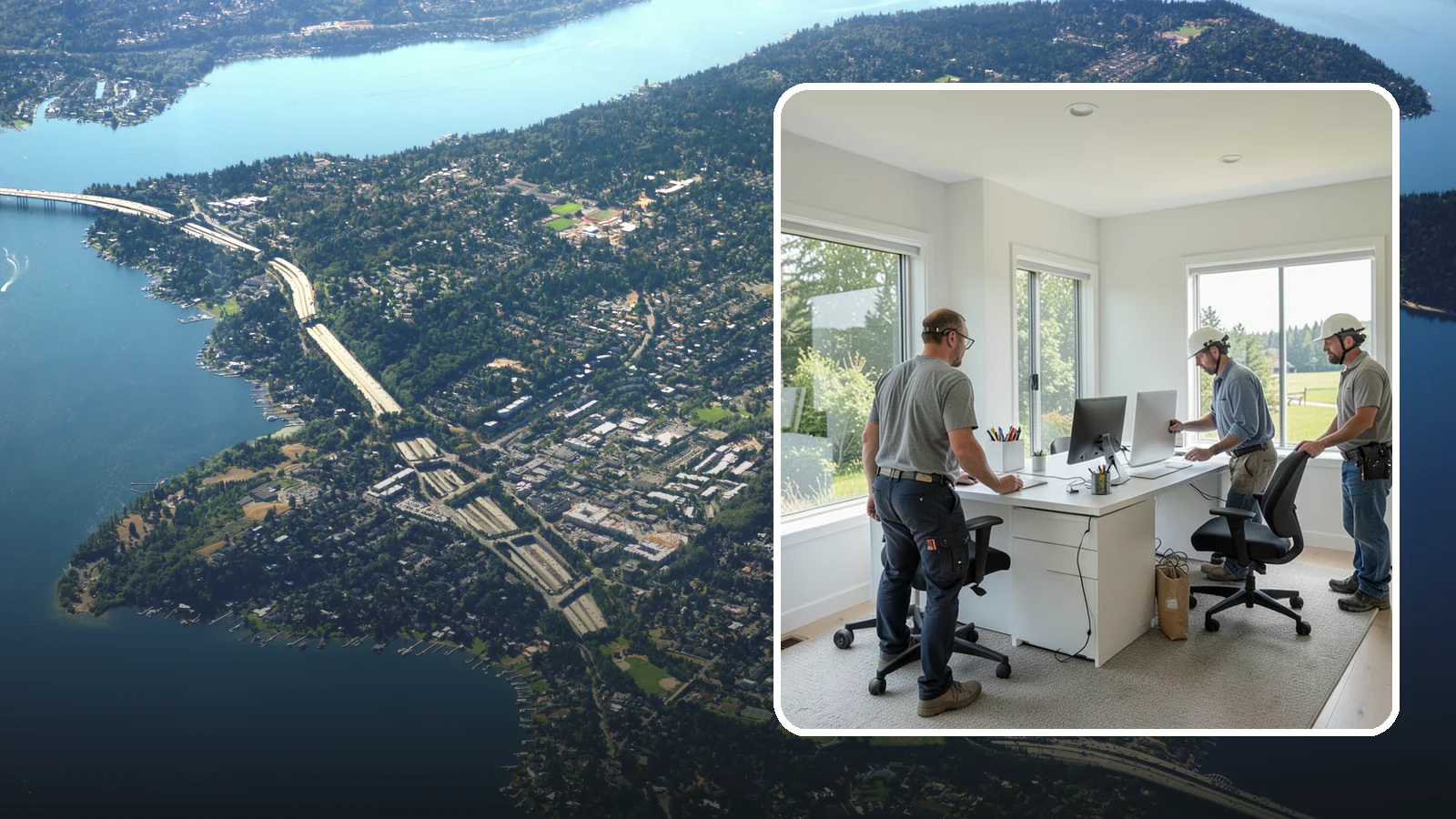 Home Office Remodeling in Mercer Island, King County, WA - We remodel spare rooms and underused corners into productive, comfortable home offices built for real workdays.