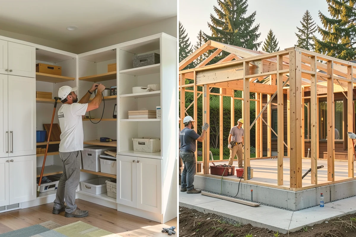 Home Office Remodeling in Orting, Pierce County, WA - We discuss your work habits, equipment, and storage needs