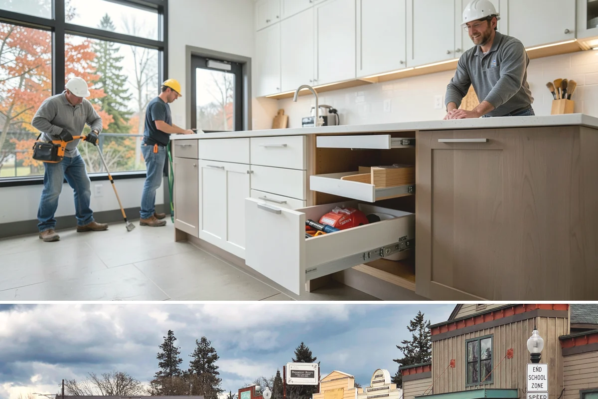Home Office Remodeling in Roy, Pierce County, WA - Home office remodels are ideal winter projects, ready before spring when outdoor work resumes.
