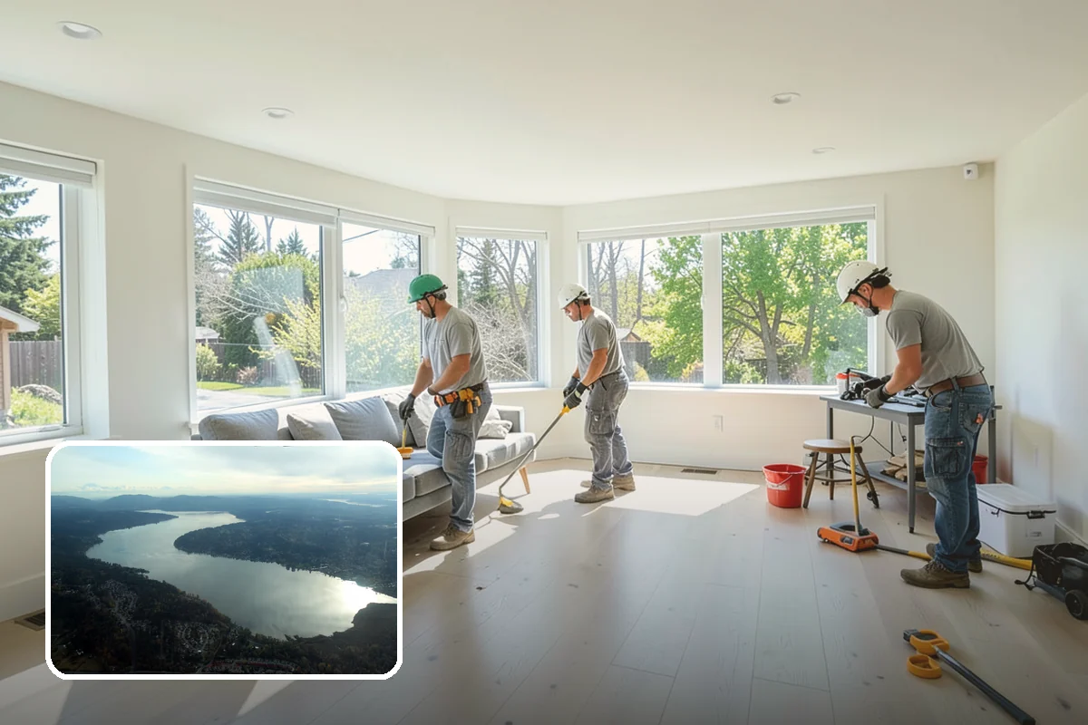 Home Office Remodeling in Sammamish, King County, WA - Dedicated circuits and data runs for reliable technology