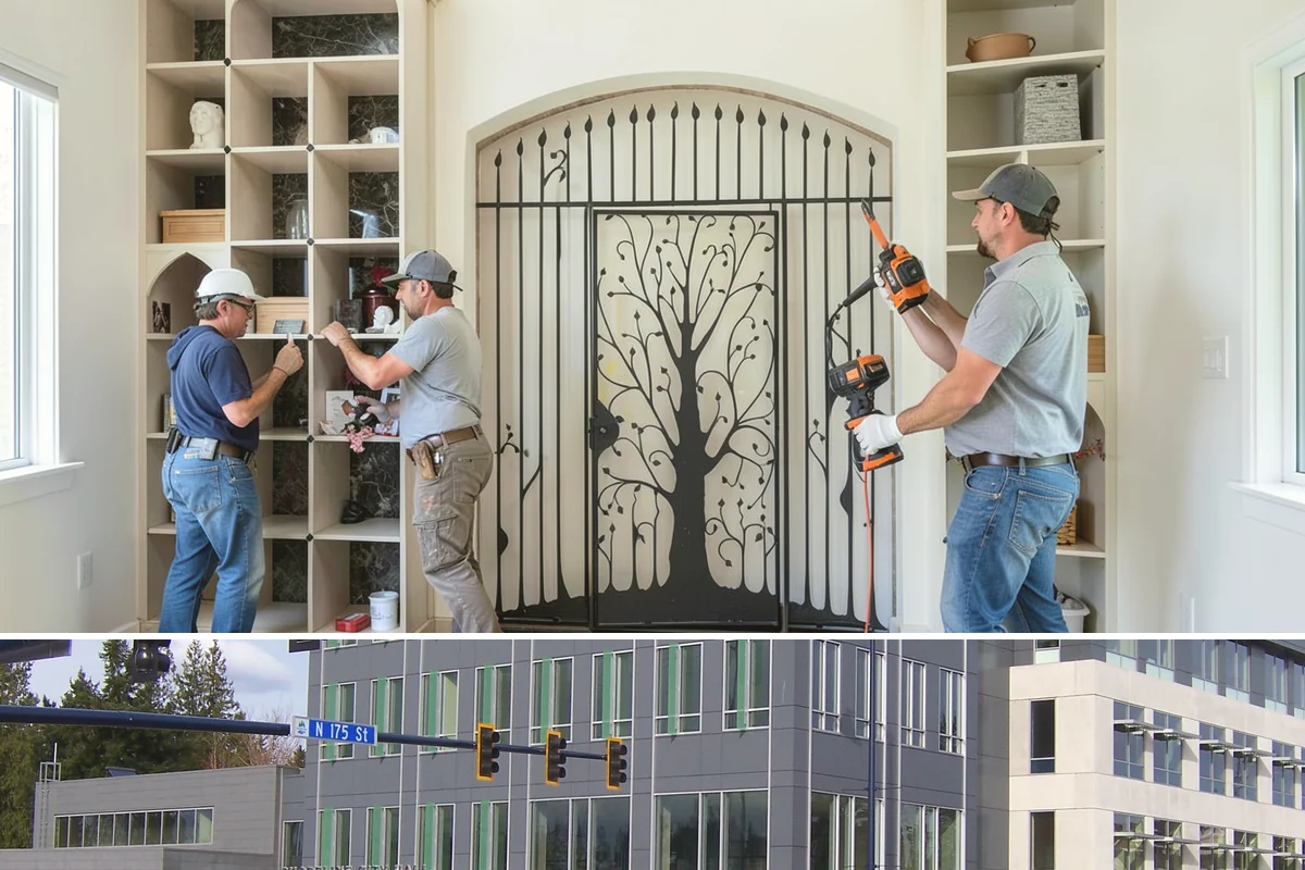 Home Office Remodeling in Shoreline, King County, WA - Home office remodels are ideal winter projects, ready before spring when outdoor work resumes.