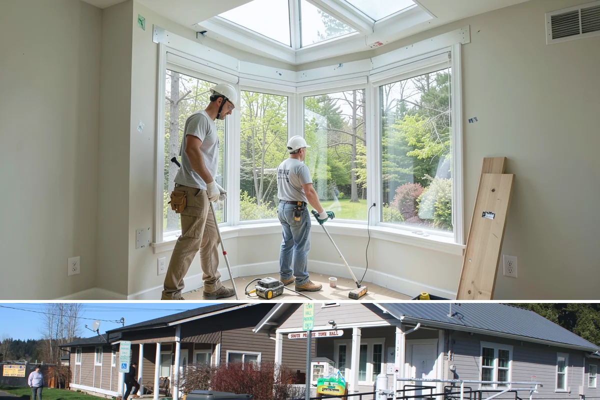 Home Office Remodeling in South Prairie, Pierce County, WA - Home office remodels are ideal winter projects, ready before spring when outdoor work resumes.