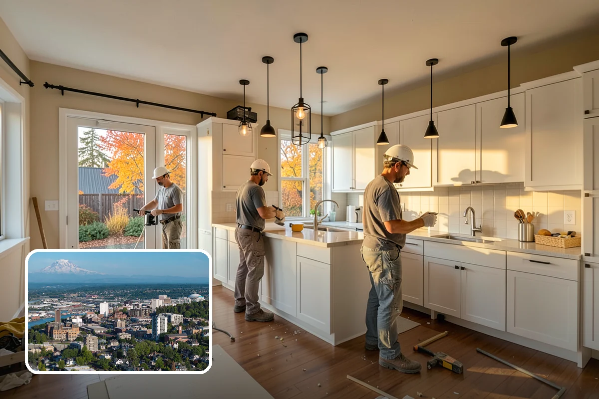 Home Office Remodeling in Tacoma, Pierce County, WA - Dedicated circuits and data runs for reliable technology