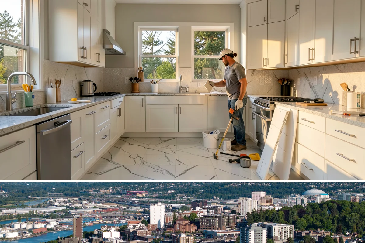 Home Office Remodeling in Tacoma, Pierce County, WA - Home office remodels are ideal winter projects, ready before spring when outdoor work resumes.