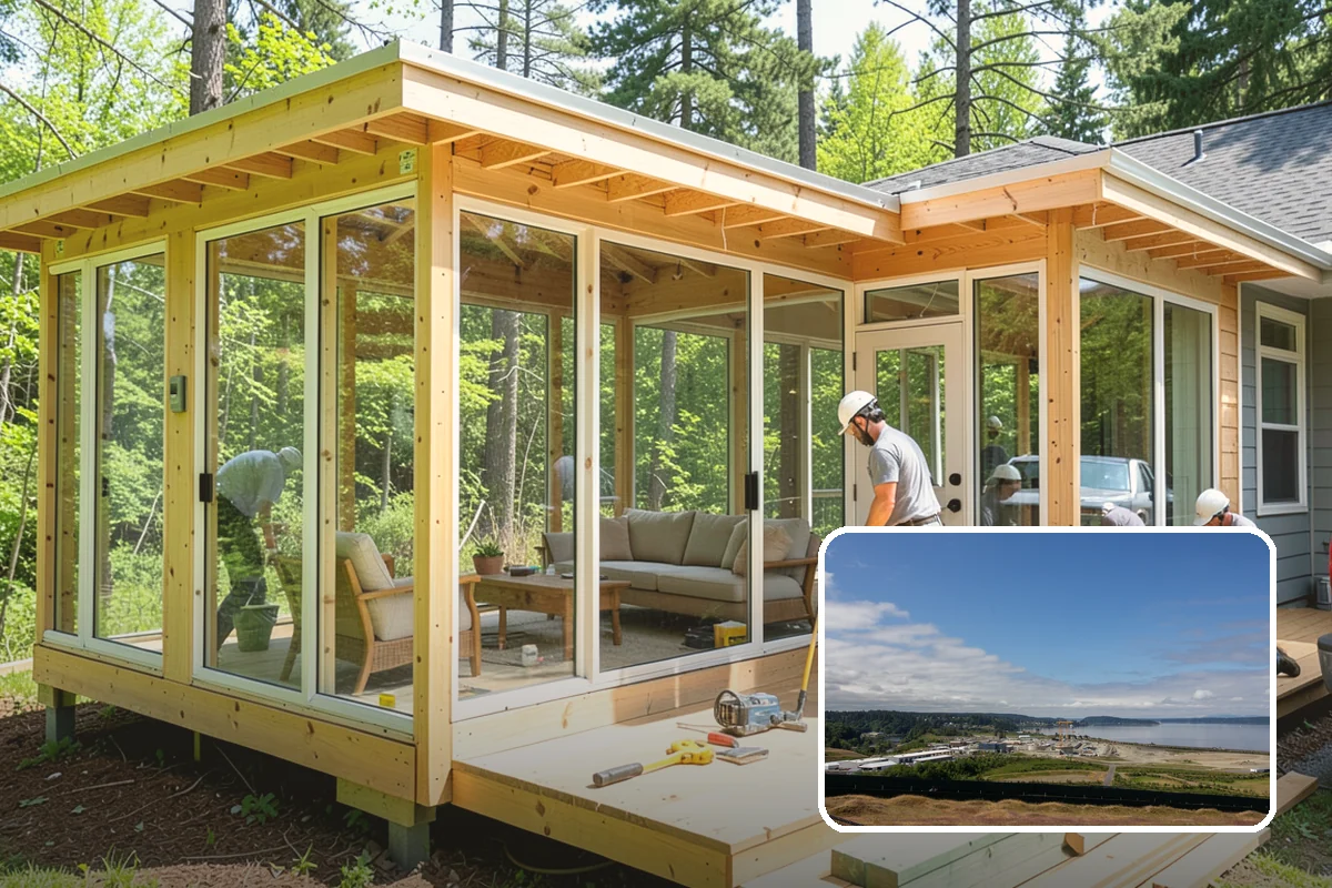 Home Office Remodeling in University Place, Pierce County, WA - Dedicated circuits and data runs for reliable technology