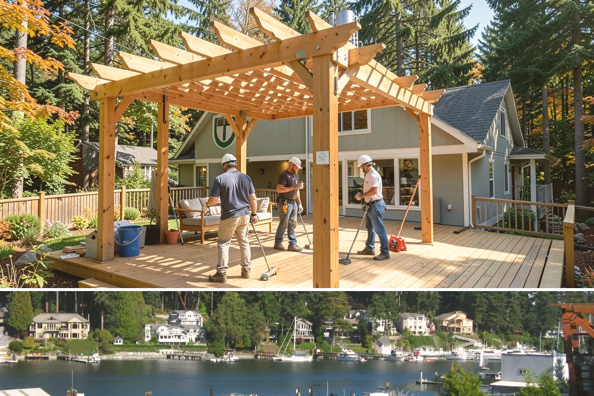 Home Remodeling in Gig Harbor, Pierce County, WA - Indoor remodeling can begin any time of year in Western Washington, but starting in fall or winter keeps crews productive while...