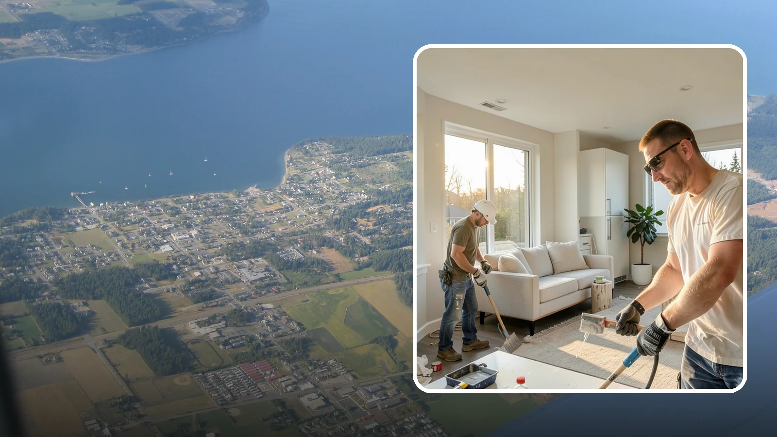 Home Renovation in Coupeville, Island County, WA - Comprehensive home renovation that restores dated Puget Sound homes to fresh, efficient, and comfortable living spaces.