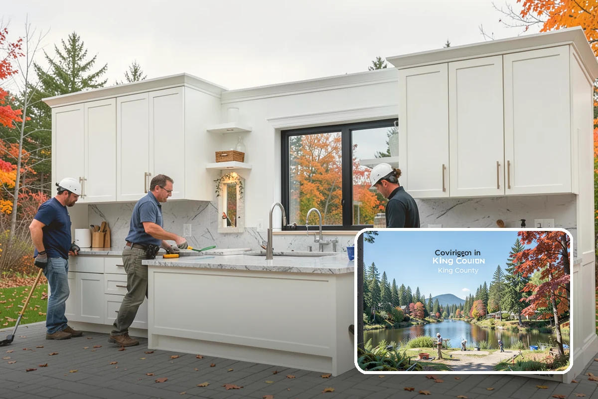 Home Renovation in Covington, King County, WA - Renewed surfaces and systems that feel brand new