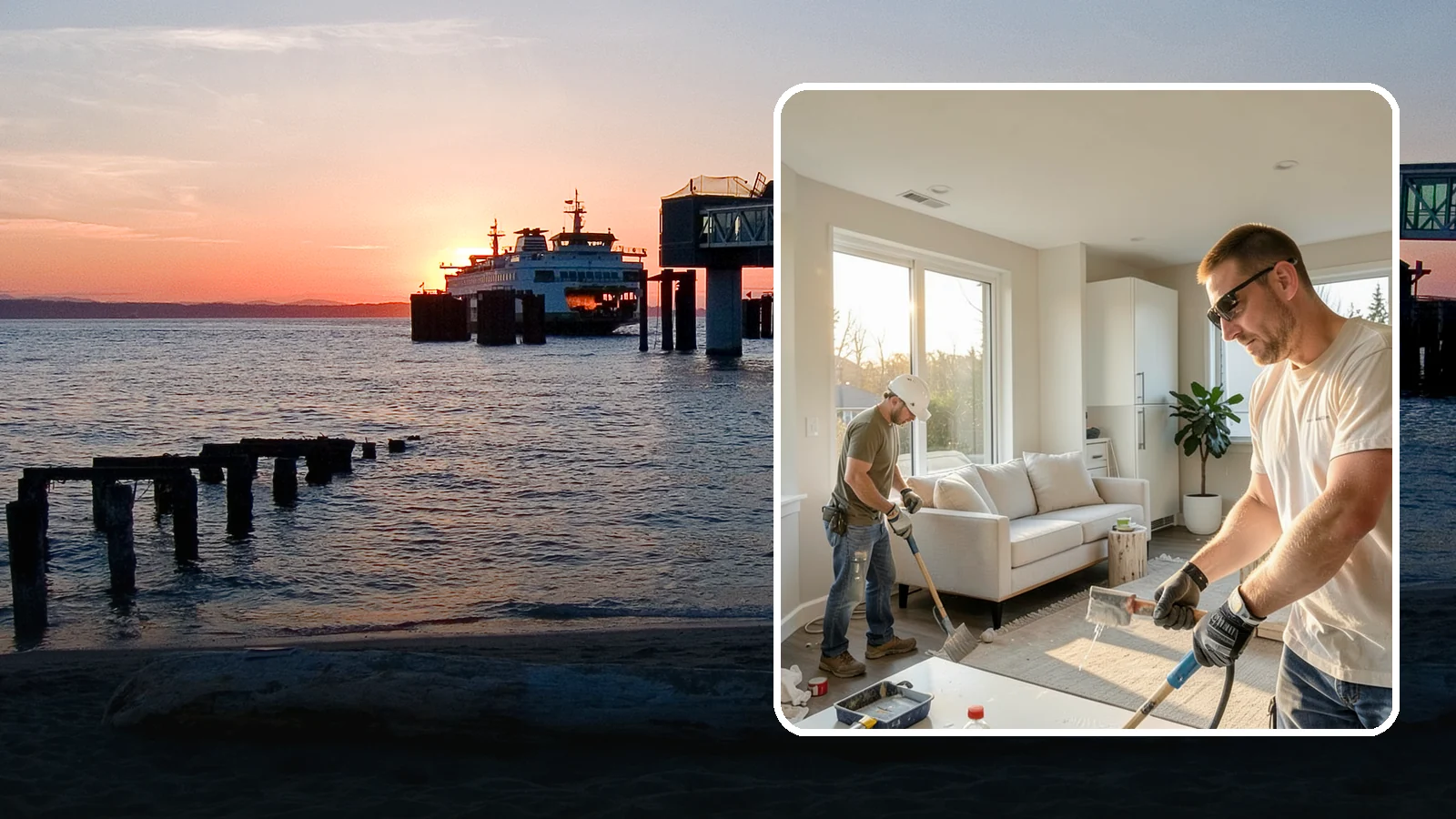 Home Renovation in Edmonds, Snohomish County, WA - Comprehensive home renovation that restores dated Puget Sound homes to fresh, efficient, and comfortable living spaces.