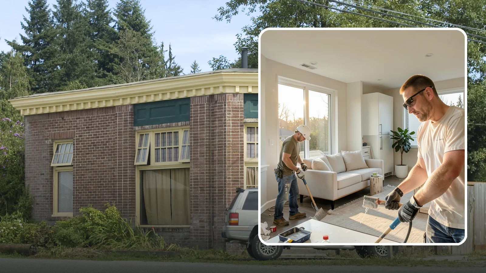 Home Renovation in Hamilton, Skagit County, WA - Comprehensive home renovation that restores dated Puget Sound homes to fresh, efficient, and comfortable living spaces.
