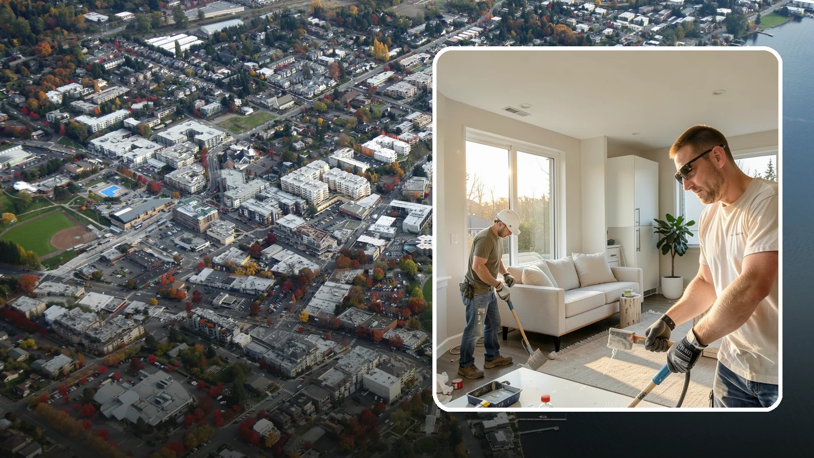 Home Renovation in Kirkland, King County, WA - Comprehensive home renovation that restores dated Puget Sound homes to fresh, efficient, and comfortable living spaces.
