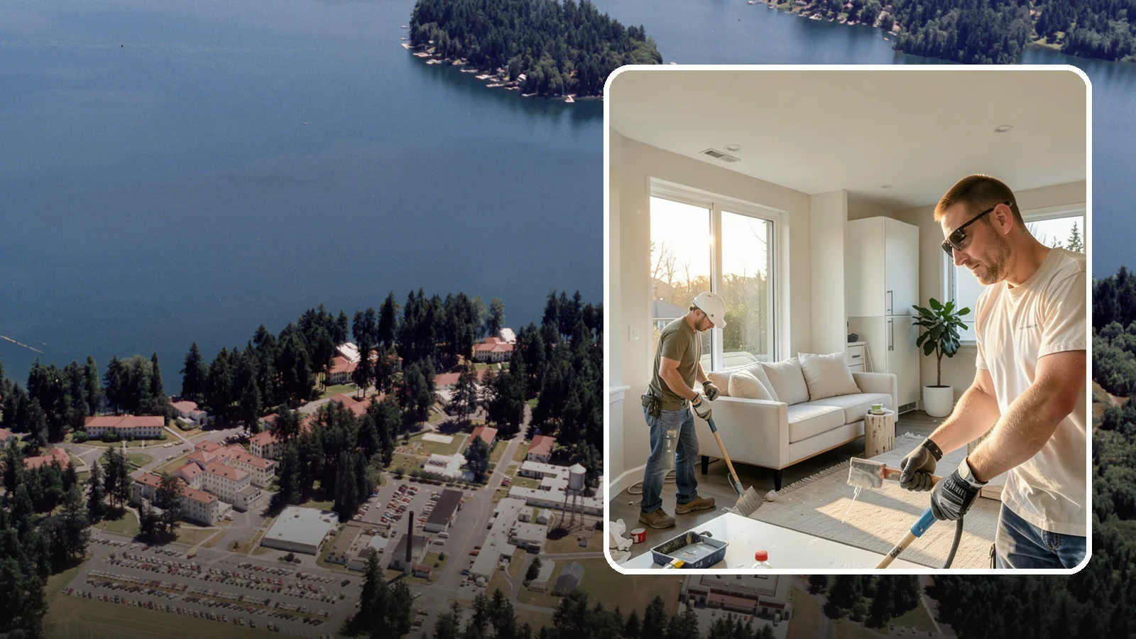 Home Renovation in Lakewood, Pierce County, WA - Comprehensive home renovation that restores dated Puget Sound homes to fresh, efficient, and comfortable living spaces.