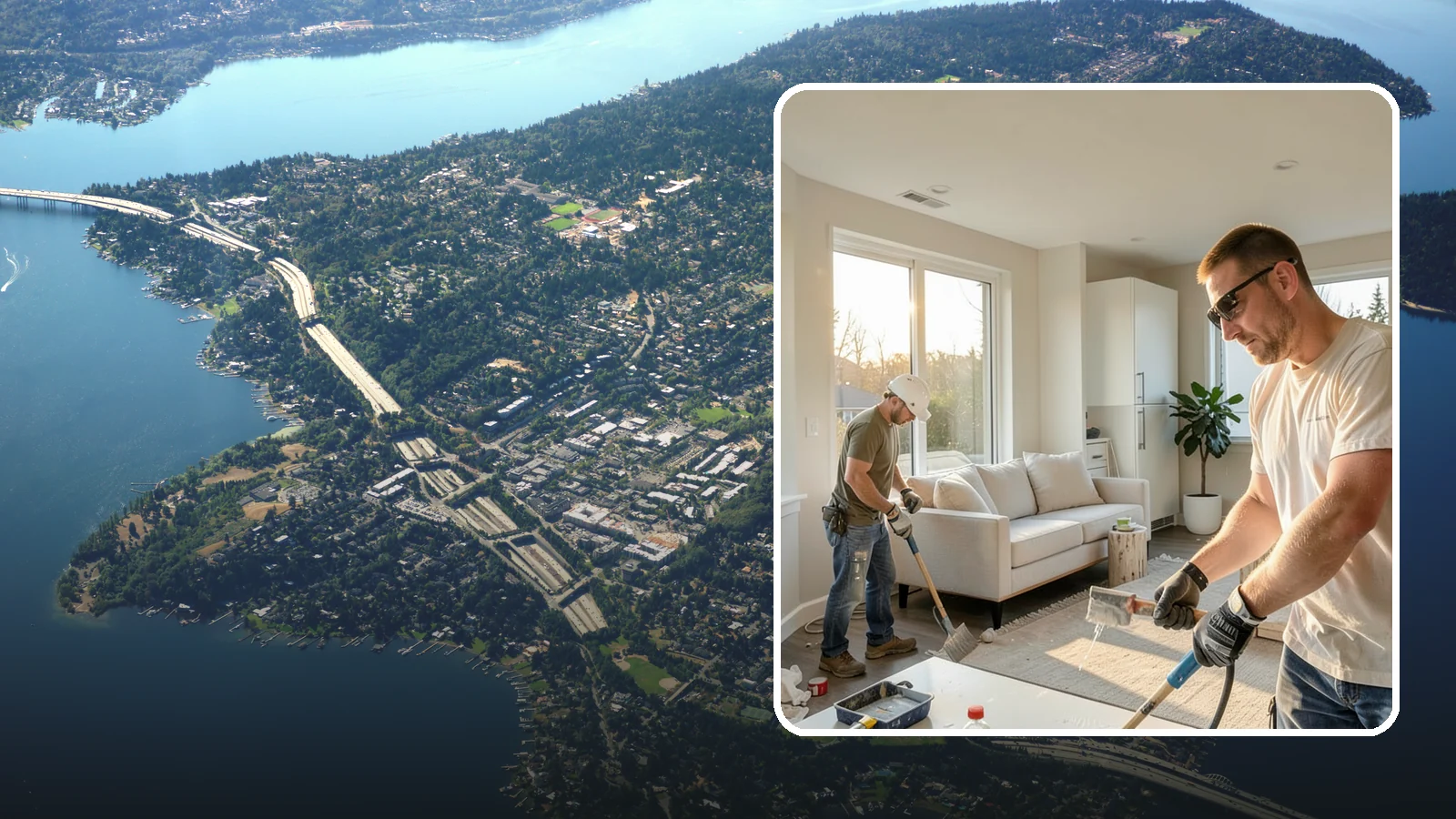 Home Renovation in Mercer Island, King County, WA - Comprehensive home renovation that restores dated Puget Sound homes to fresh, efficient, and comfortable living spaces.
