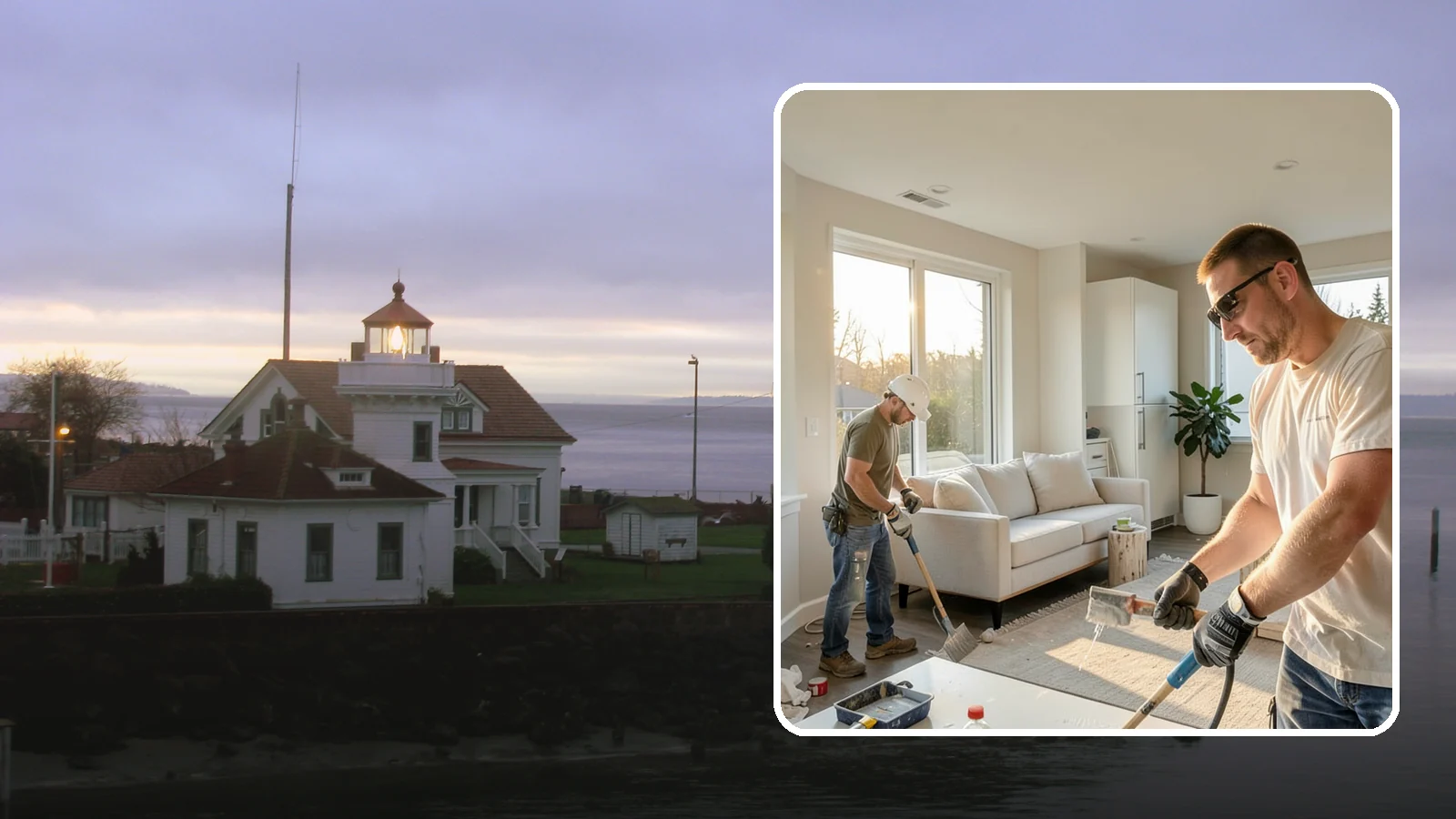Home Renovation in Mukilteo, Snohomish County, WA - Comprehensive home renovation that restores dated Puget Sound homes to fresh, efficient, and comfortable living spaces.