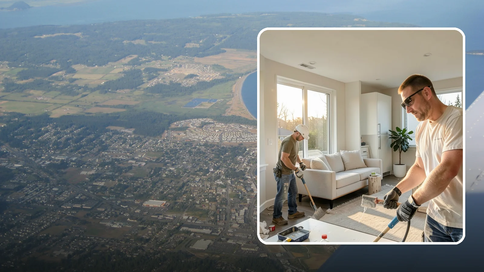 Home Renovation in Oak Harbor, Island County, WA - Comprehensive home renovation that restores dated Puget Sound homes to fresh, efficient, and comfortable living spaces.