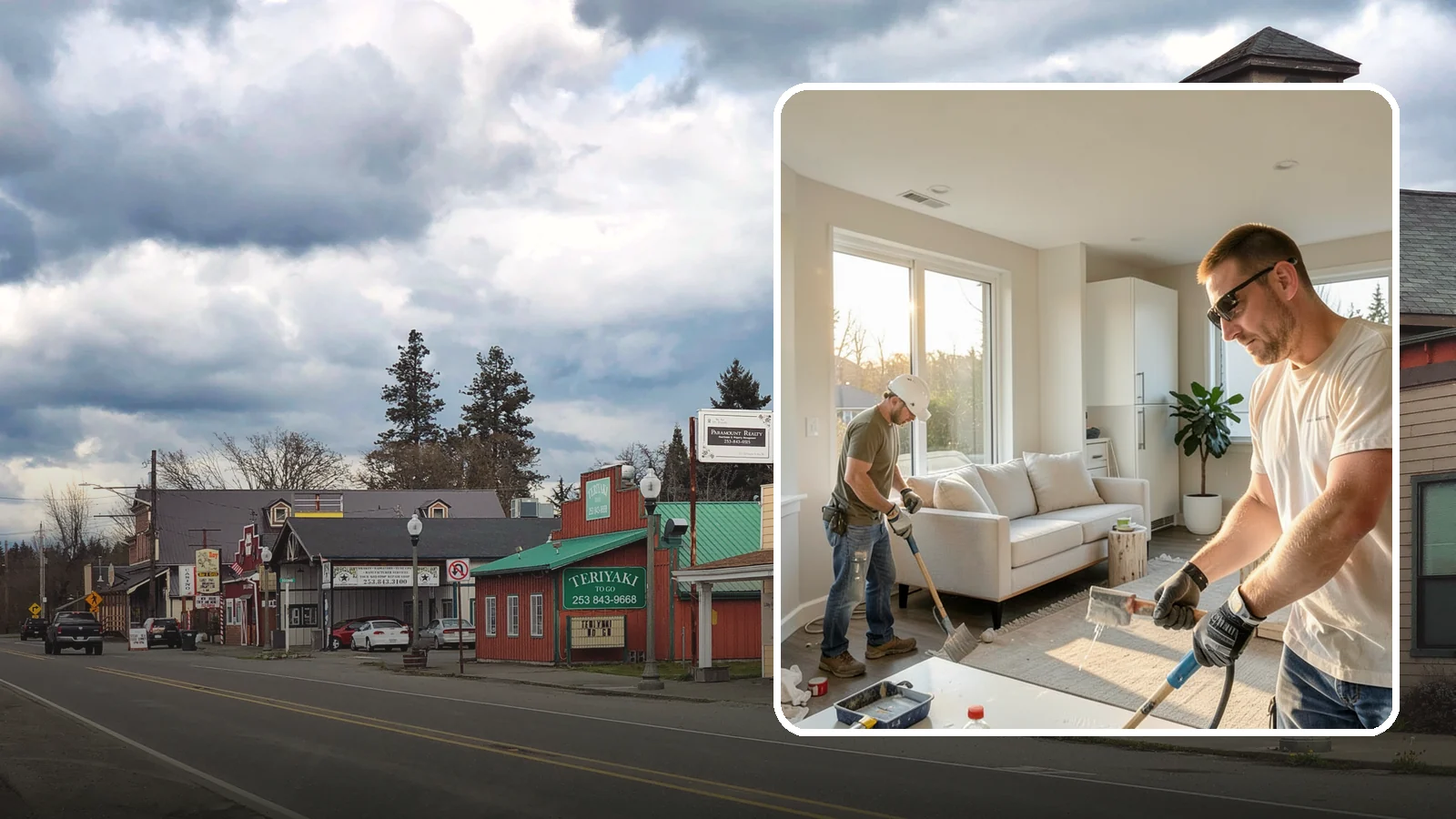 Home Renovation in Roy, Pierce County, WA - Comprehensive home renovation that restores dated Puget Sound homes to fresh, efficient, and comfortable living spaces.