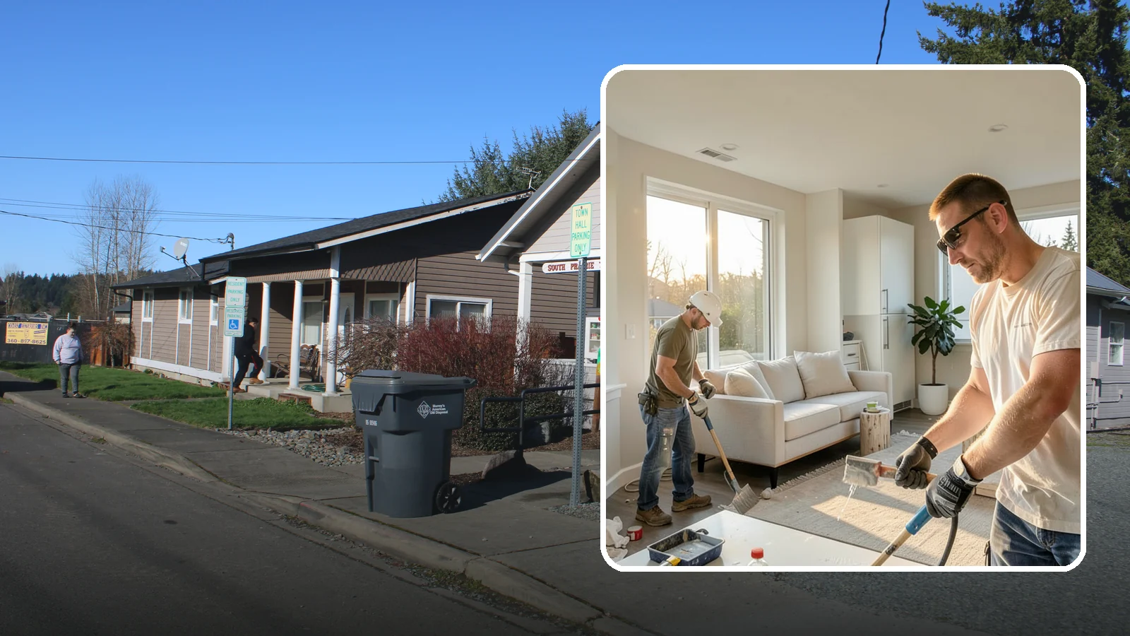 Home Renovation in South Prairie, Pierce County, WA - Comprehensive home renovation that restores dated Puget Sound homes to fresh, efficient, and comfortable living spaces.