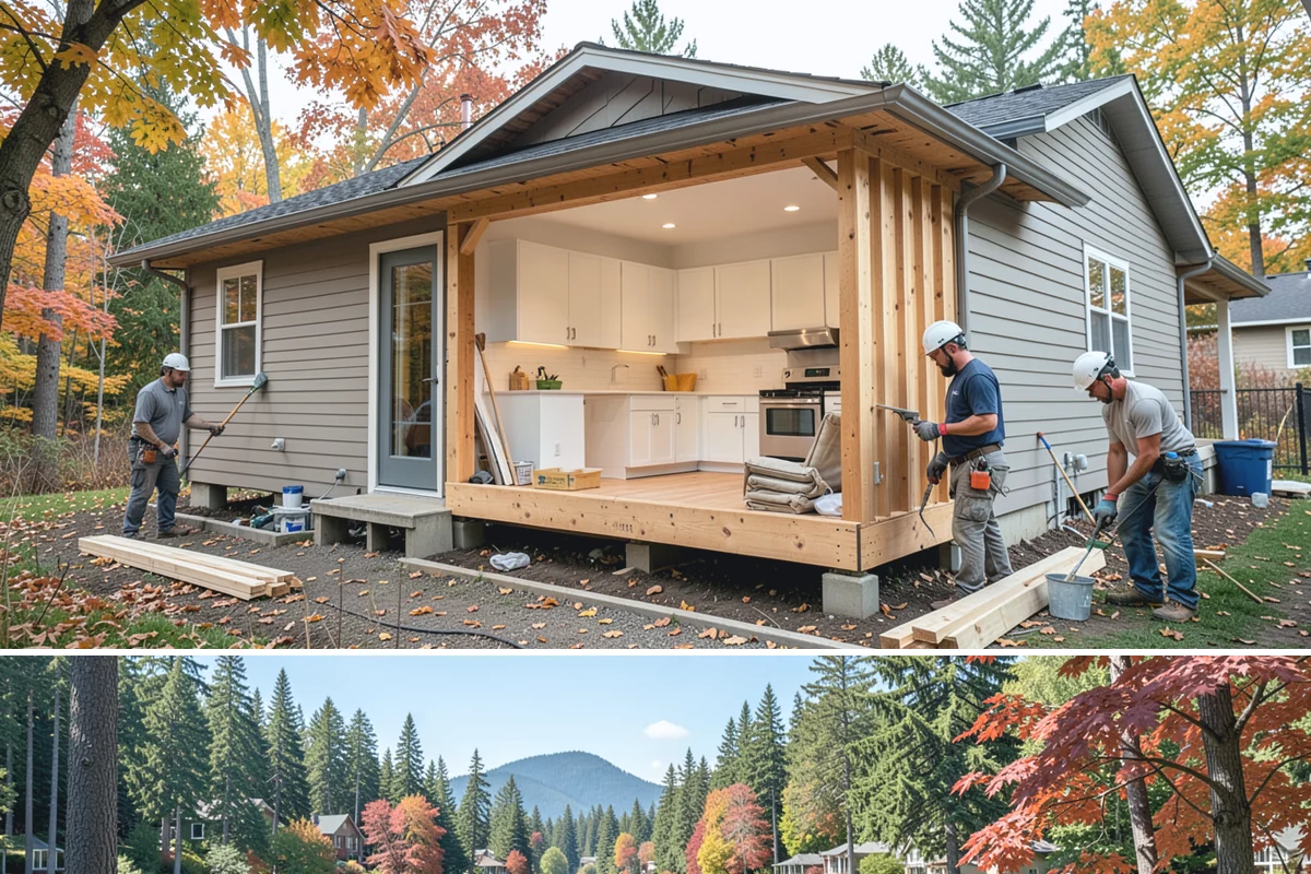 Home Repair Services in Covington, King County, WA - Repairs are handled year-round, with weather-exposed items prioritized before the rainy season.