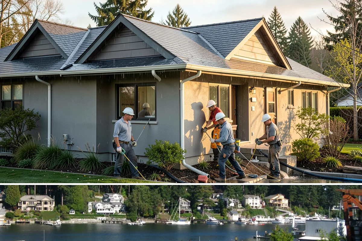 Home Repair Services in Gig Harbor, Pierce County, WA - Repairs are handled year-round, with weather-exposed items prioritized before the rainy season.