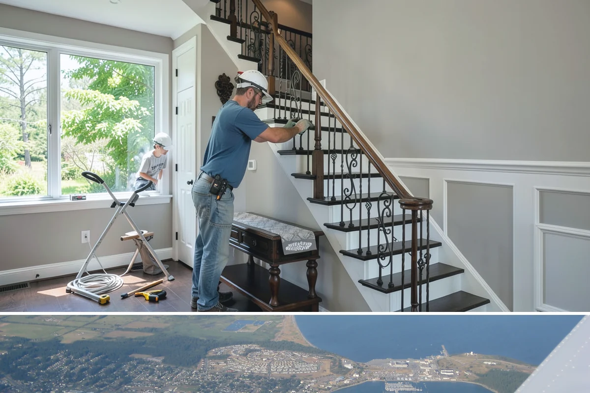 Home Repair Services in Oak Harbor, Island County, WA - Repairs are handled year-round, with weather-exposed items prioritized before the rainy season.