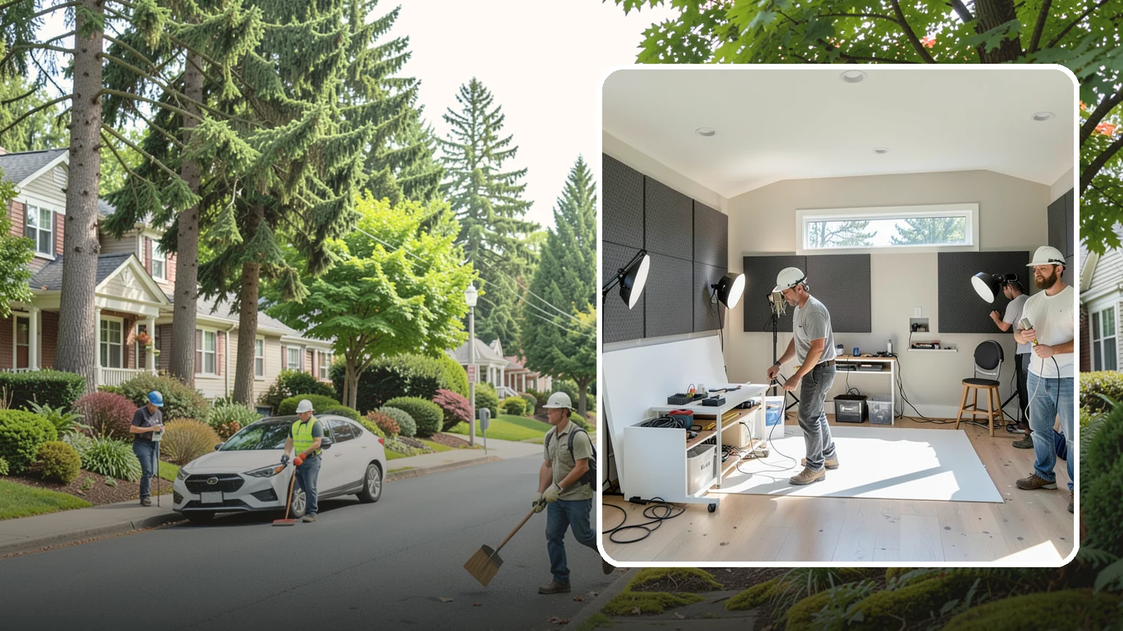 Home Studio Construction in Beaux Arts Village, King County, WA - We build home studios tuned for music, art, or recording with the acoustics and lighting each craft demands.