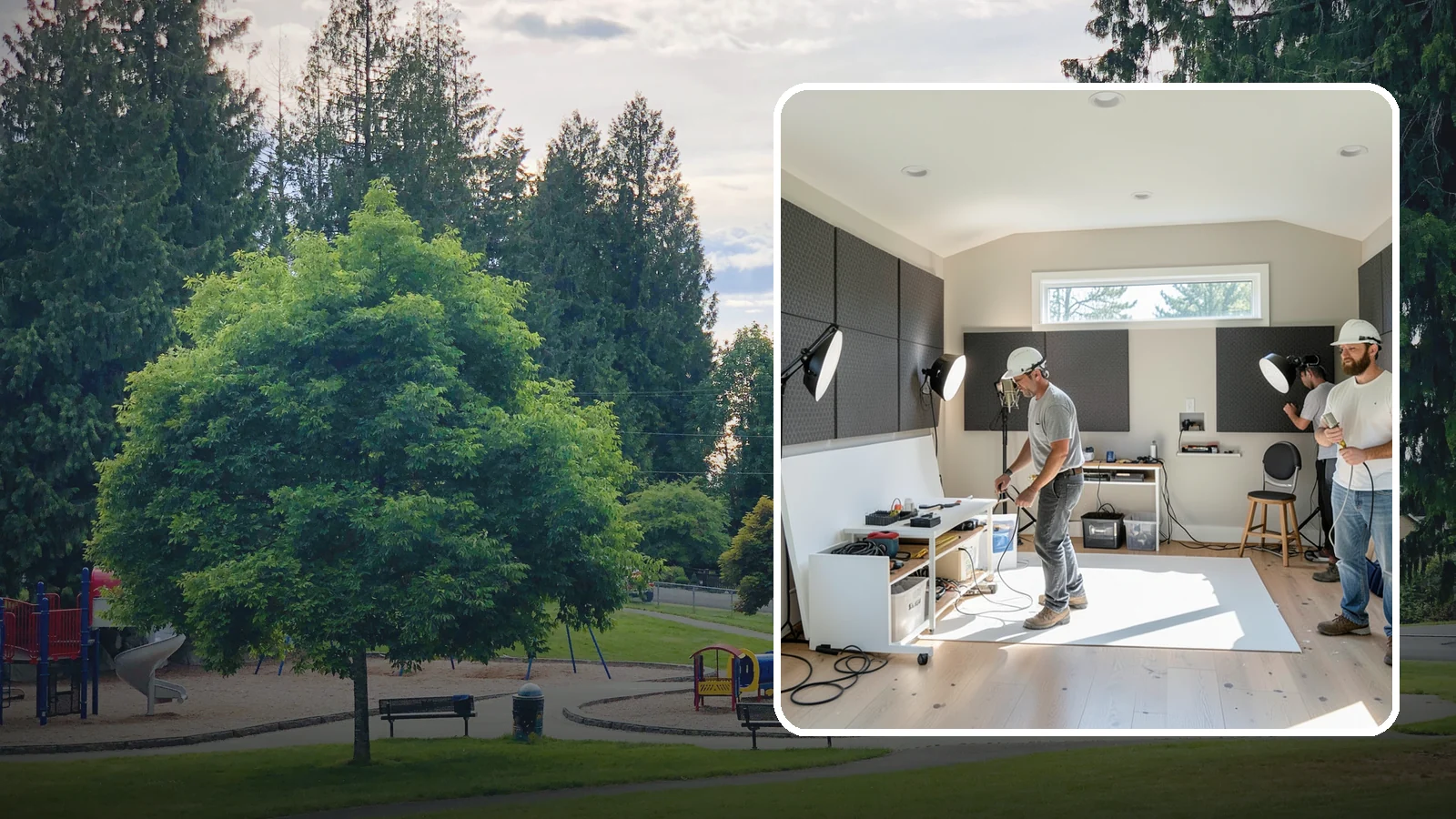Home Studio Construction in Bonney Lake, Pierce County, WA - We build home studios tuned for music, art, or recording with the acoustics and lighting each craft demands.