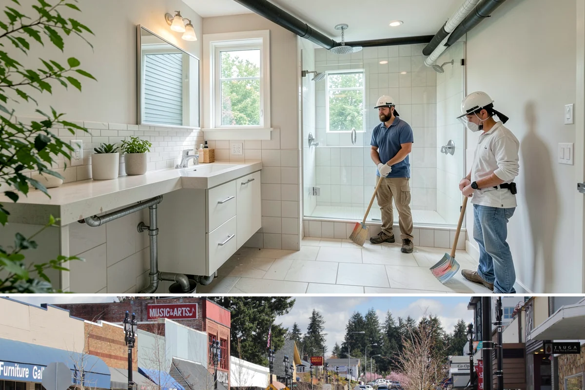 Home Studio Construction in Bothell, King County, WA - Studio construction is interior work suitable for any time of year, weather notwithstanding.