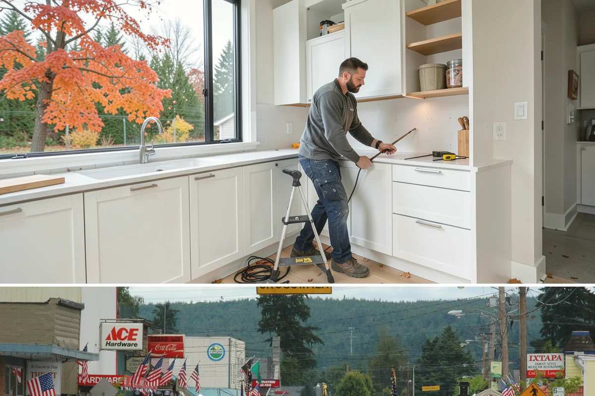 Home Studio Construction in Carnation, King County, WA - Studio construction is interior work suitable for any time of year, weather notwithstanding.