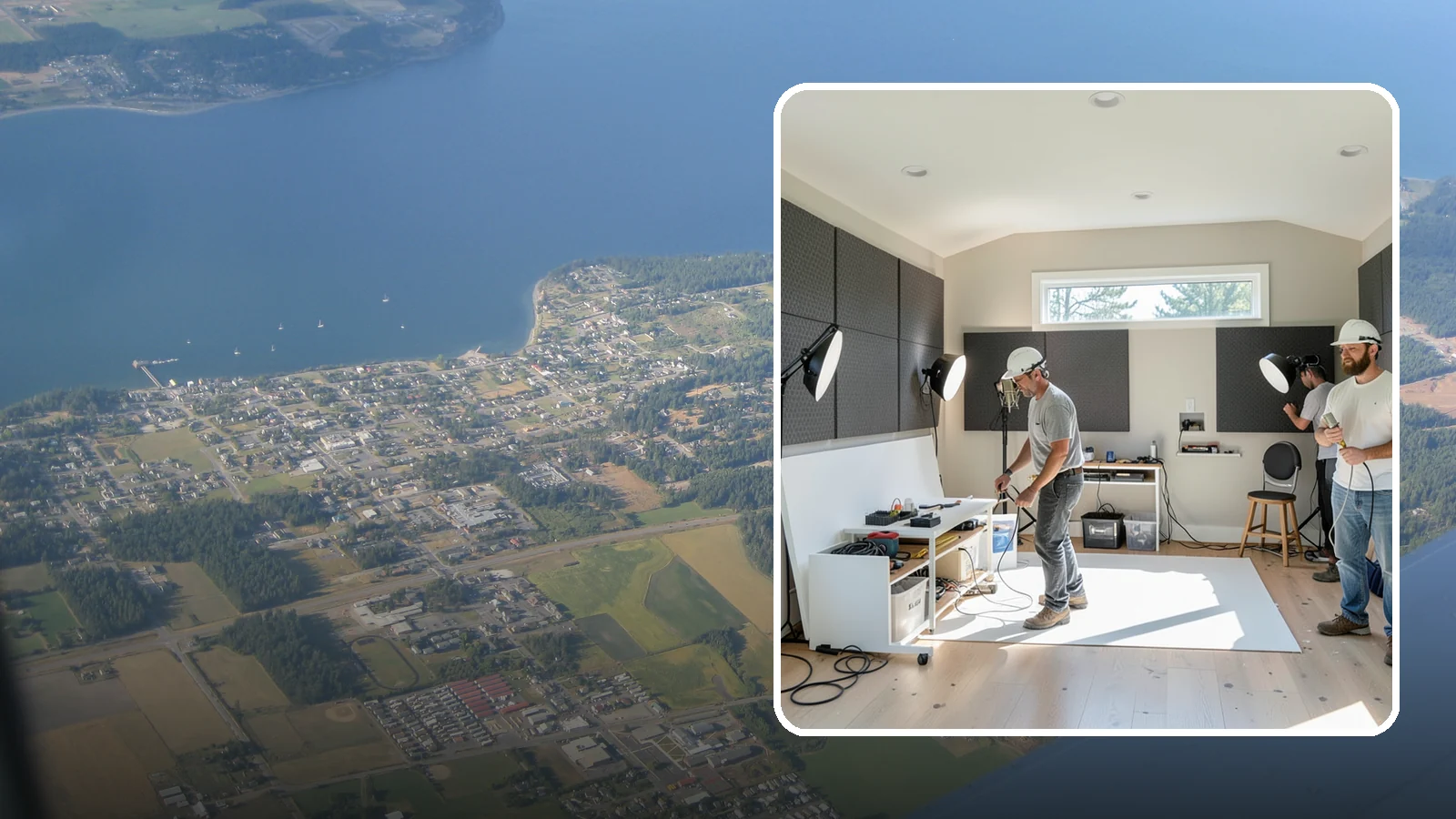 Home Studio Construction in Coupeville, Island County, WA - We build home studios tuned for music, art, or recording with the acoustics and lighting each craft demands.