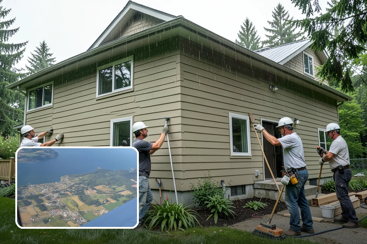 Home Studio Construction in Coupeville, Island County, WA - Acoustic treatment and isolation for recording work