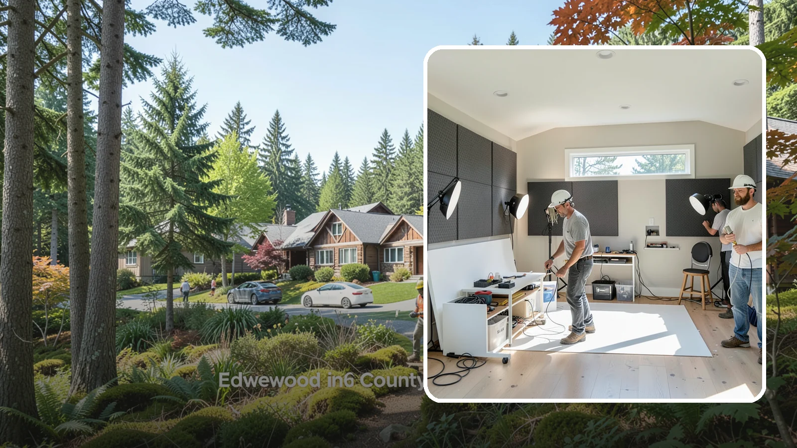 Home Studio Construction in Edgewood, Pierce County, WA - We build home studios tuned for music, art, or recording with the acoustics and lighting each craft demands.