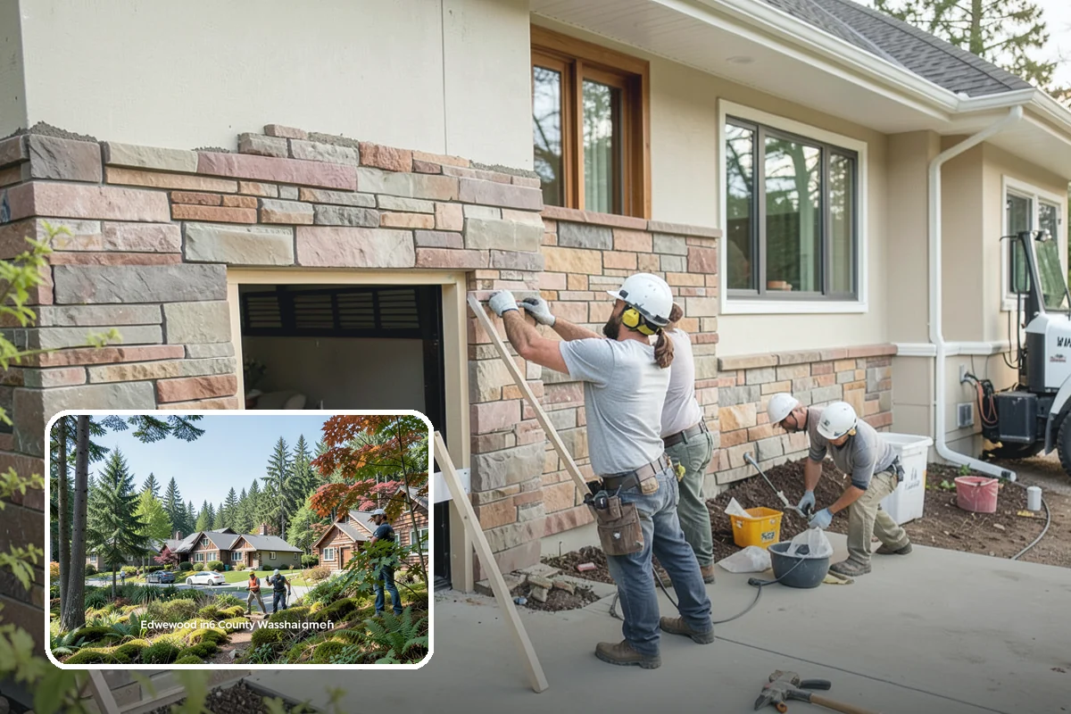 Home Studio Construction in Edgewood, Pierce County, WA - Acoustic treatment and isolation for recording work