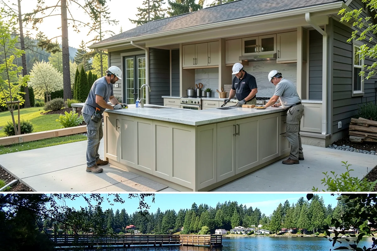 Home Studio Construction in Federal Way, King County, WA - Studio construction is interior work suitable for any time of year, weather notwithstanding.