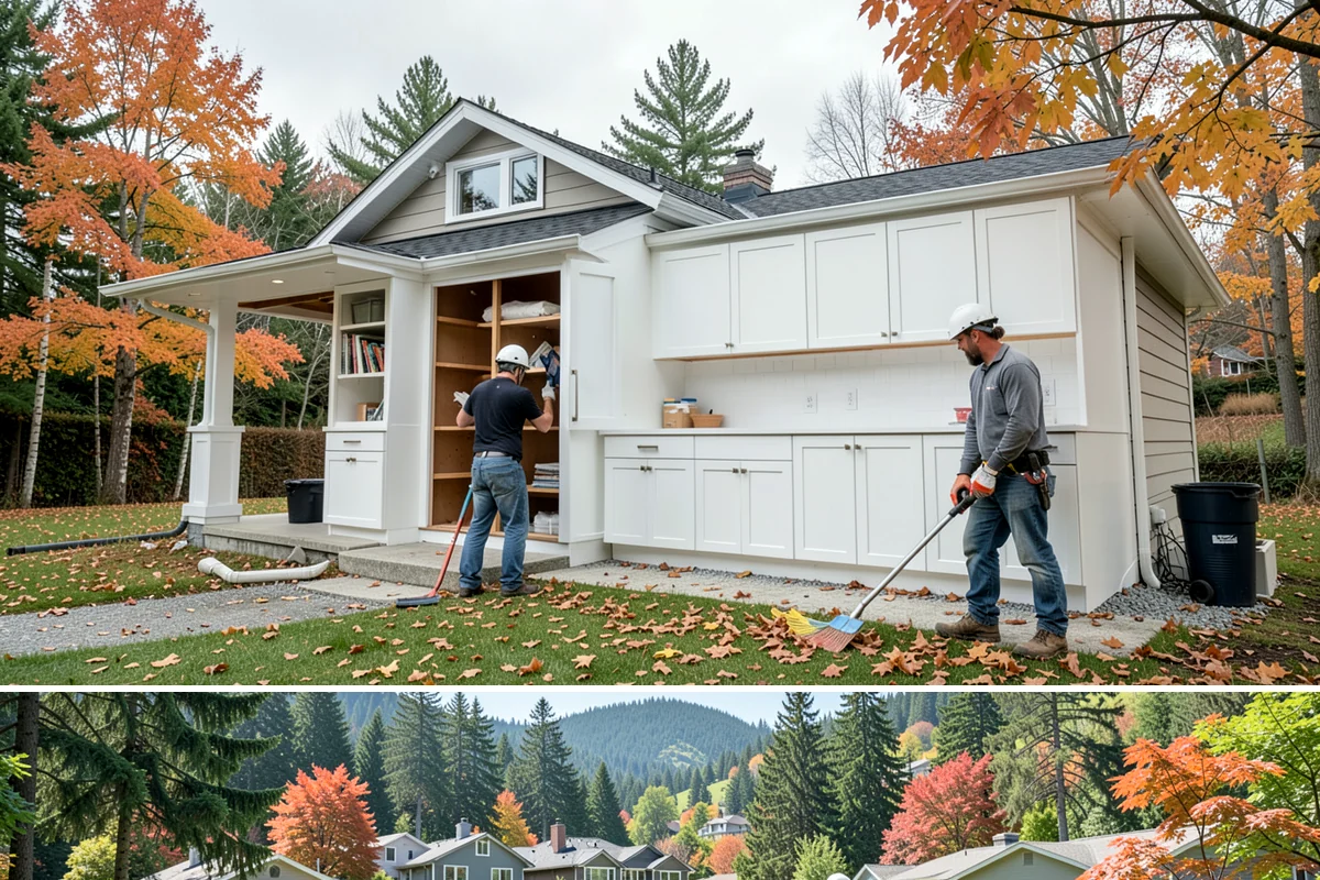Home Studio Construction in Fircrest, Pierce County, WA - Studio construction is interior work suitable for any time of year, weather notwithstanding.