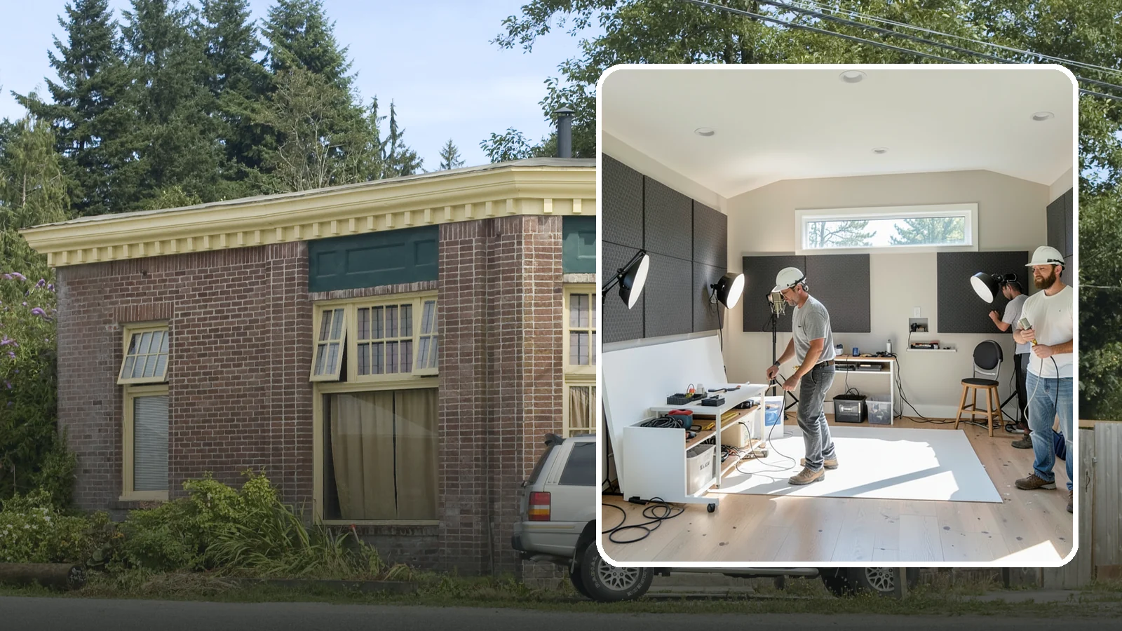 Home Studio Construction in Hamilton, Skagit County, WA - We build home studios tuned for music, art, or recording with the acoustics and lighting each craft demands.