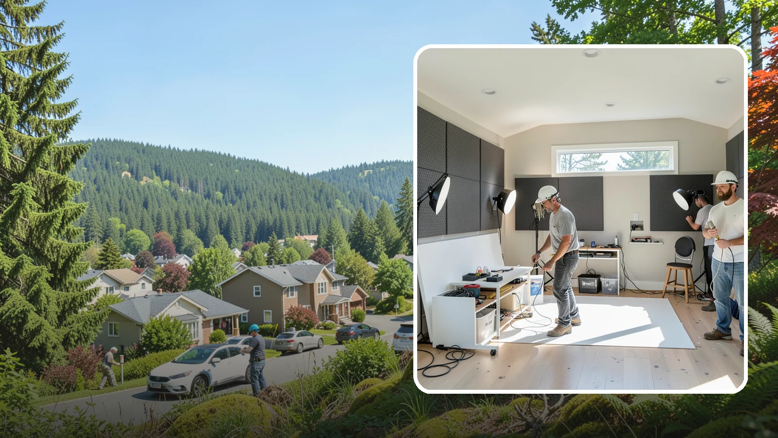 Home Studio Construction in Index, Snohomish County, WA - We build home studios tuned for music, art, or recording with the acoustics and lighting each craft demands.