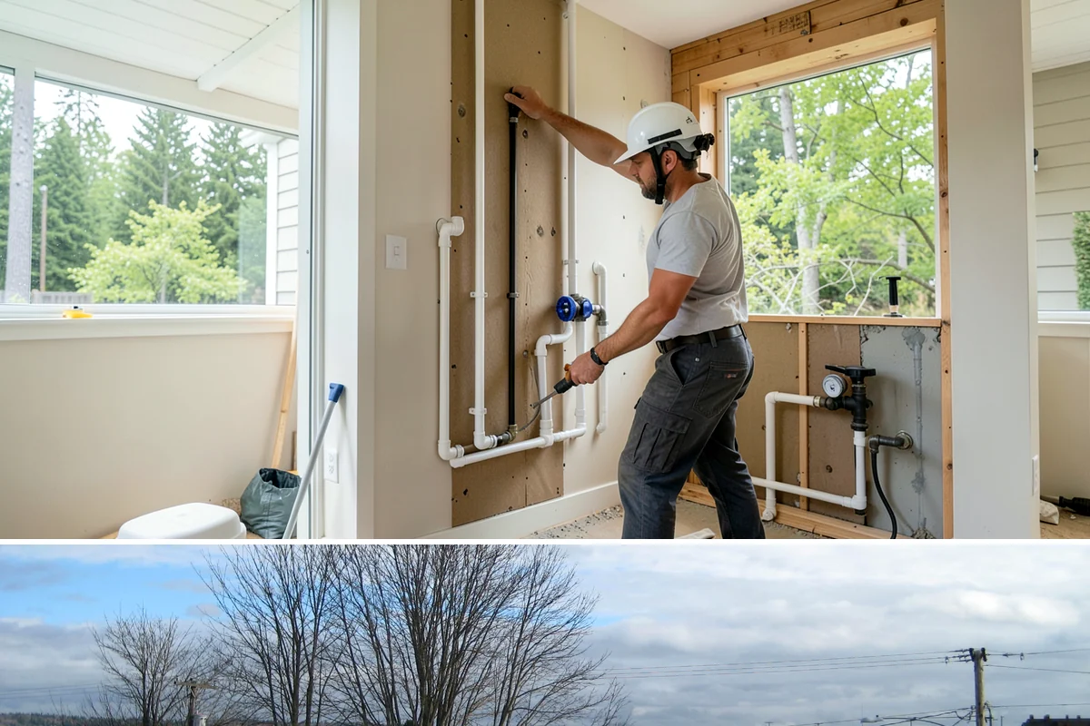 Home Studio Construction in Langley, Island County, WA - Studio construction is interior work suitable for any time of year, weather notwithstanding.
