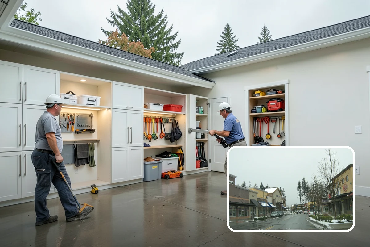 Home Studio Construction in Mill Creek, Snohomish County, WA - Acoustic treatment and isolation for recording work
