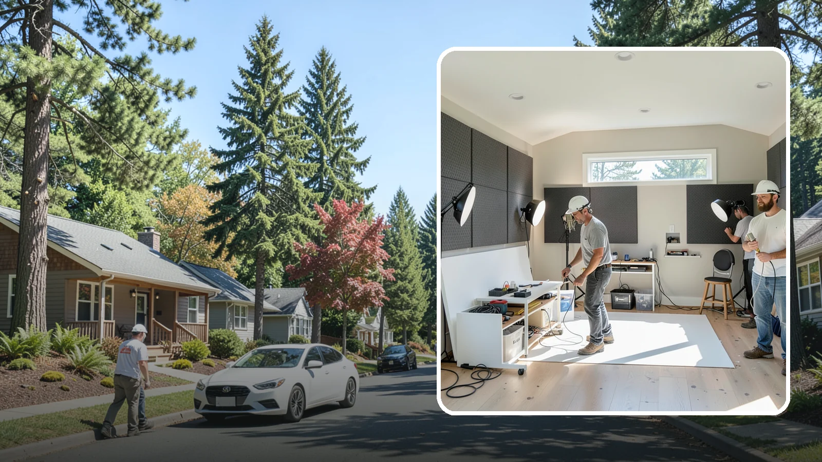 Home Studio Construction in Orting, Pierce County, WA - We build home studios tuned for music, art, or recording with the acoustics and lighting each craft demands.