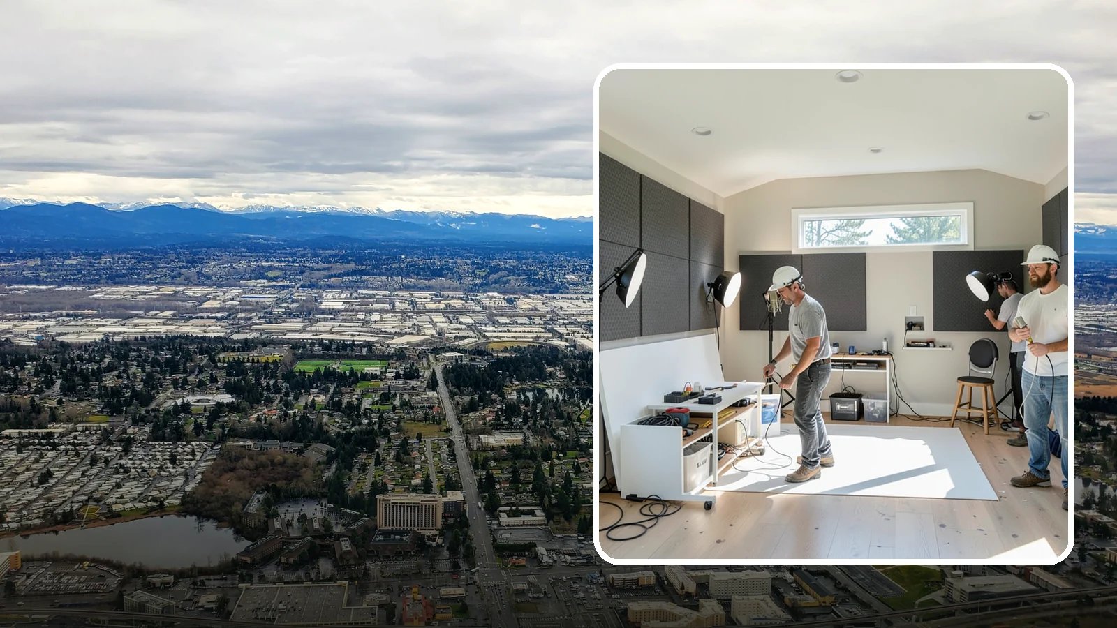 Home Studio Construction in SeaTac, King County, WA - We build home studios tuned for music, art, or recording with the acoustics and lighting each craft demands.